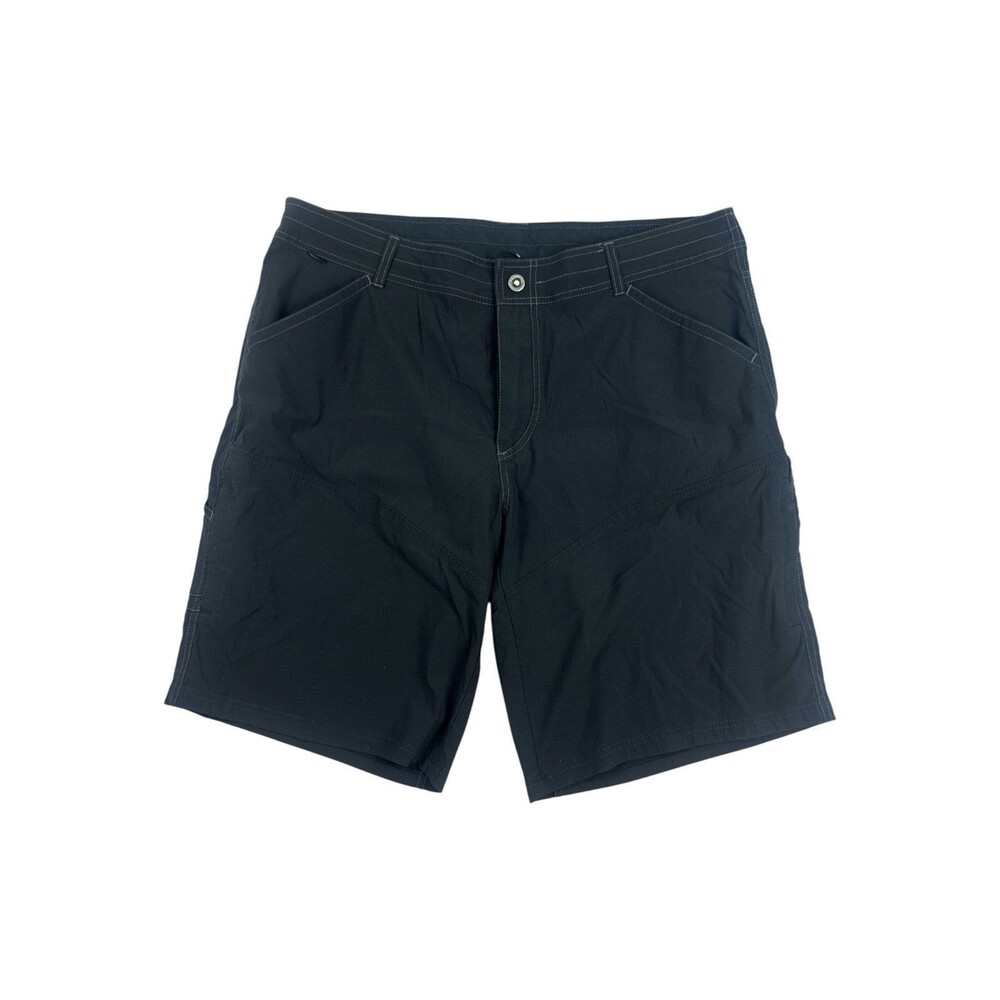 Kuhl Renegade Cargo Hiking Shorts Mens 40 Black Outdoor Performance Stretch